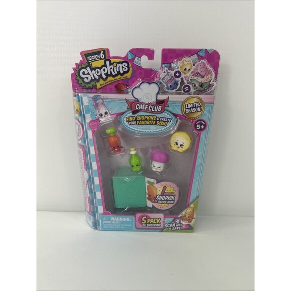 moose toys Other - Shopkins Season 6 Chef Club 5 Pack New, Limited Season (#4)